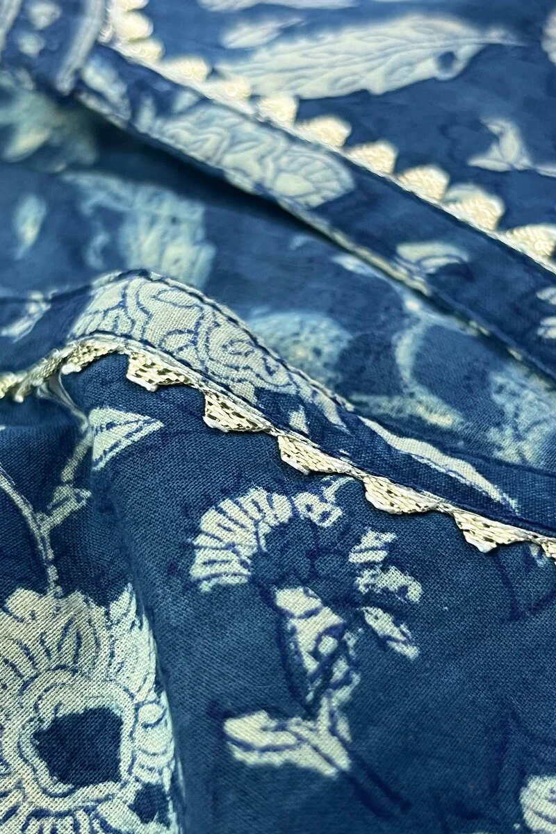 Sehra Shirin Indigo Kurta - Image 3