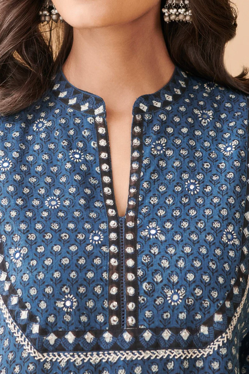 Sehra Simar Bagru Kurta - Image 3