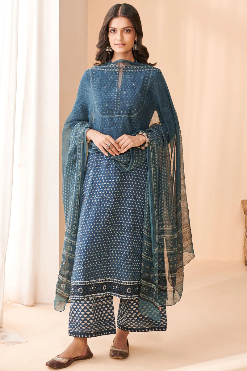 Sehra Simar Bagru Kurta - Image 5