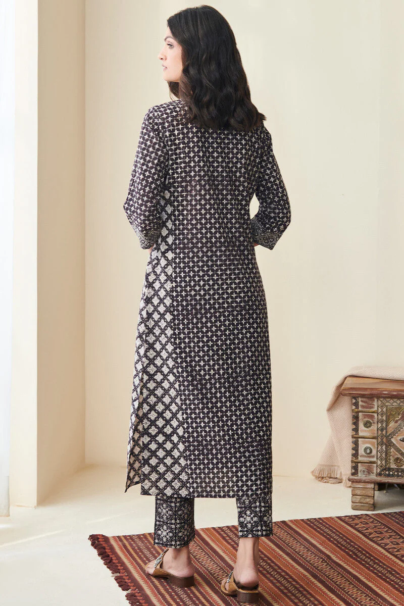Sehra Siya Bagru Kurta - Image 8