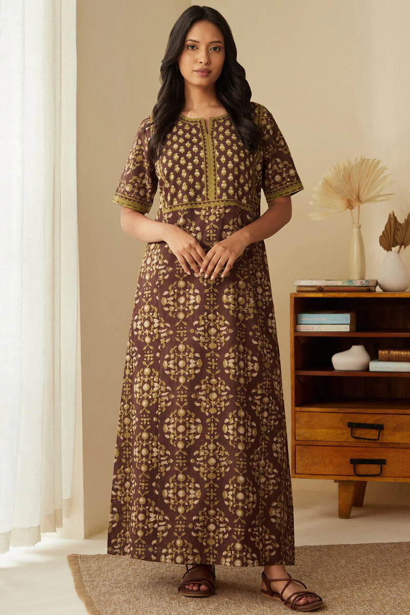 Sehra Tahira Bagru Kaftan - Image 3