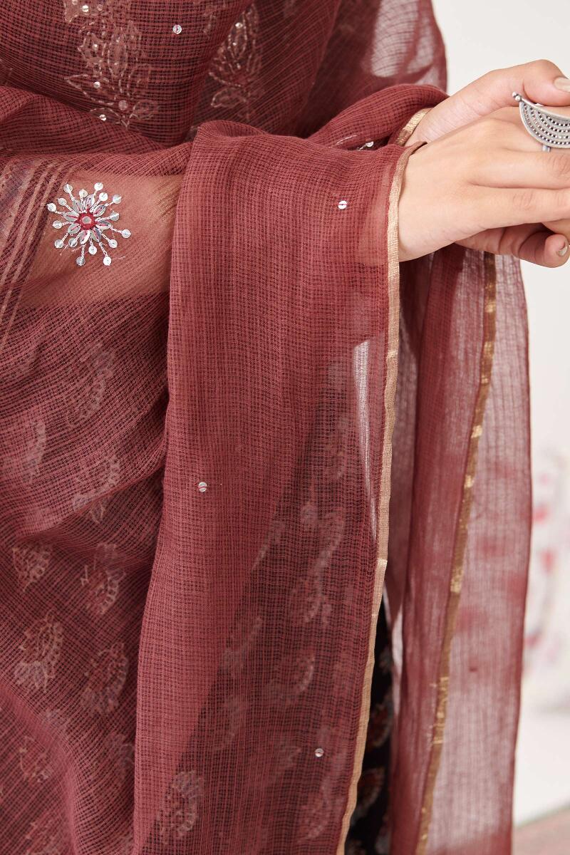Sehra Tazmeen Kota Dupatta - Image 2