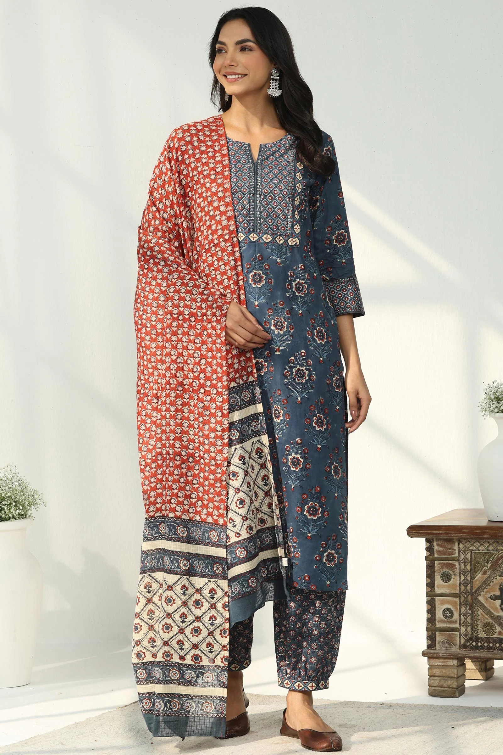 Sehra Wahida Bagru Kurta - Image 6