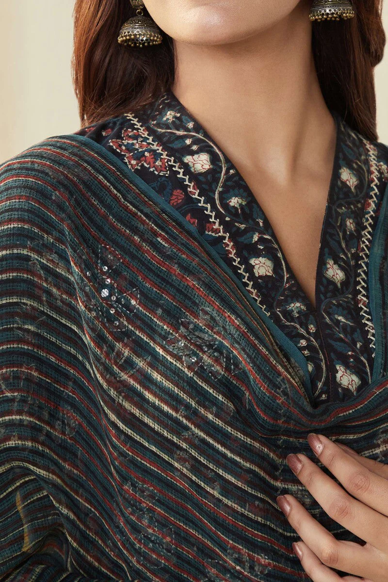 Sehra Zafia Bagru Kota Dupatta - Image 2