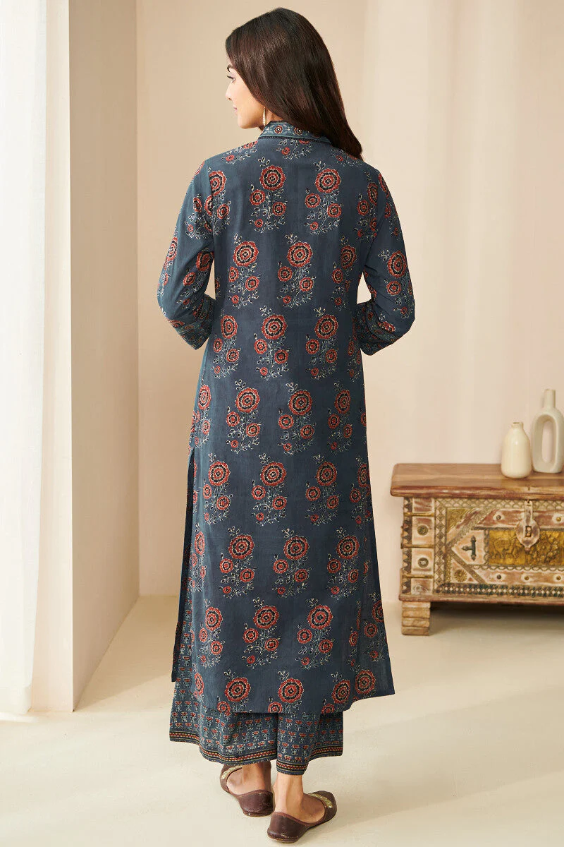 Sehra Zafina Ajrak Kurta - Image 8