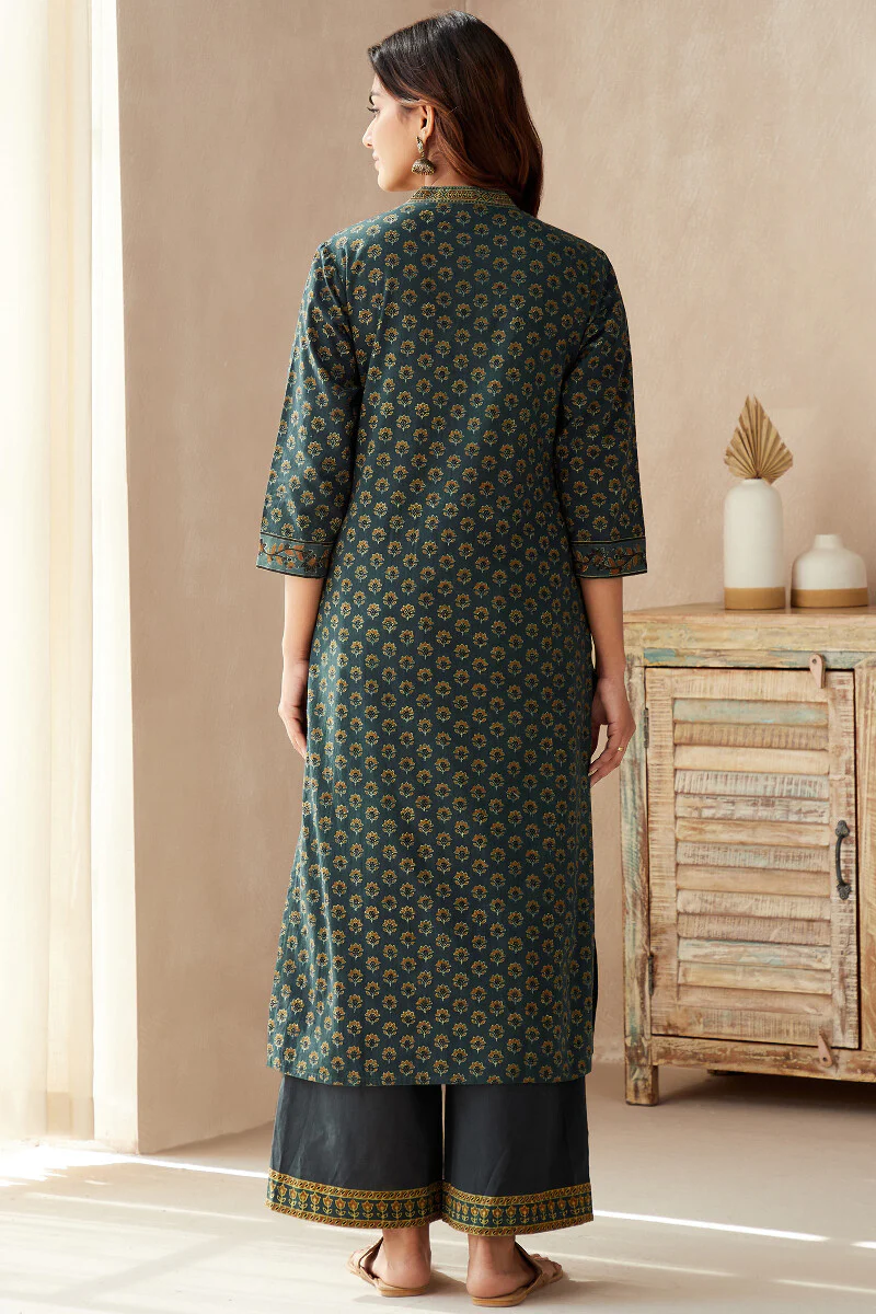 Sehra Zafina Ajrak Kurta - Image 9