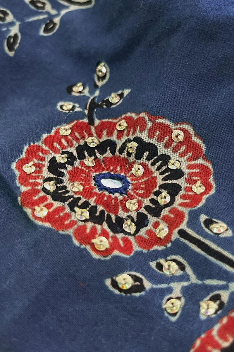Sehra Zafina Ajrak Kurta - Image 3