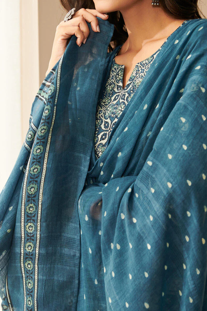 Sehra Zara Ajrak Dupatta - Image 2