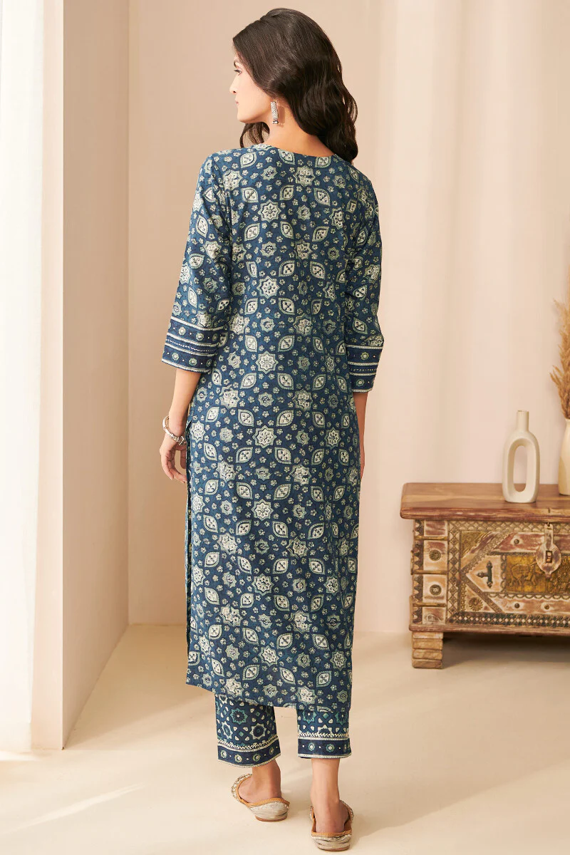 Sehra Zara Ajrak Kurta - Image 8