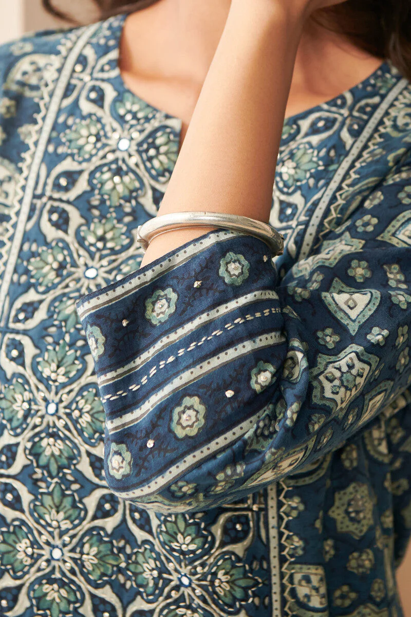 Sehra Zara Ajrak Kurta - Image 4