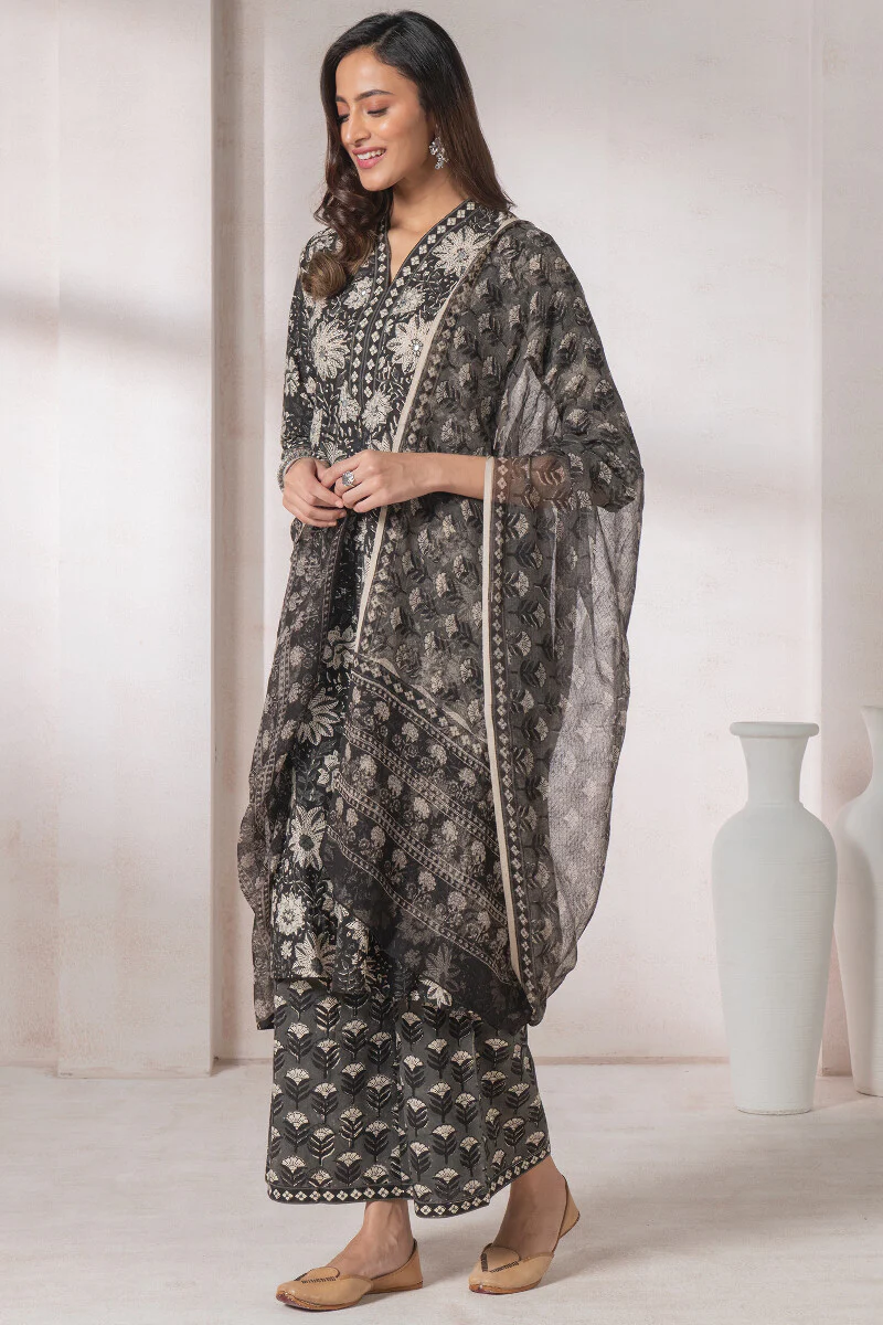 Sehra Zarah Kota Bagru Dupatta - Image 3