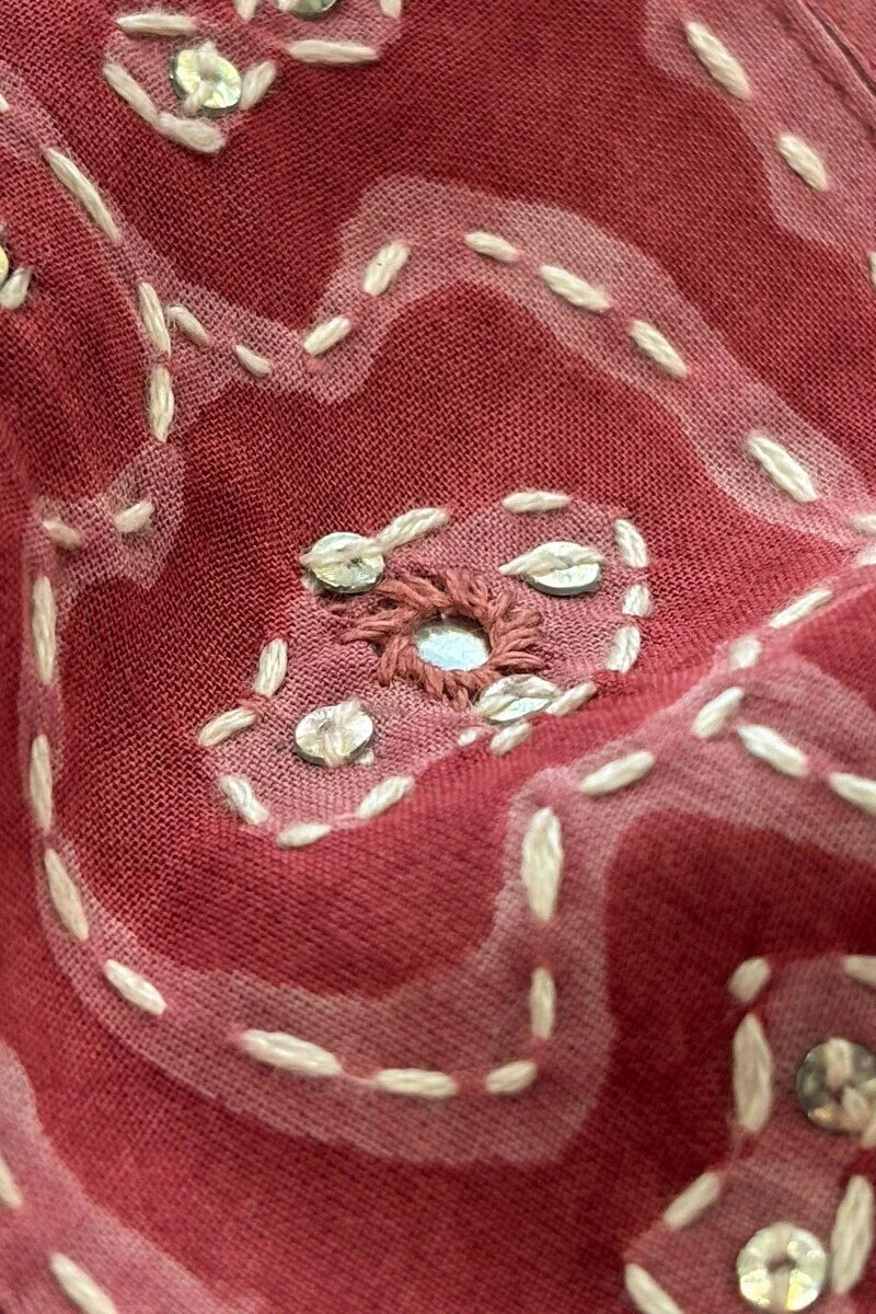 Surplus: Sehra Zarah Pink Dabu Kurta - Image 2