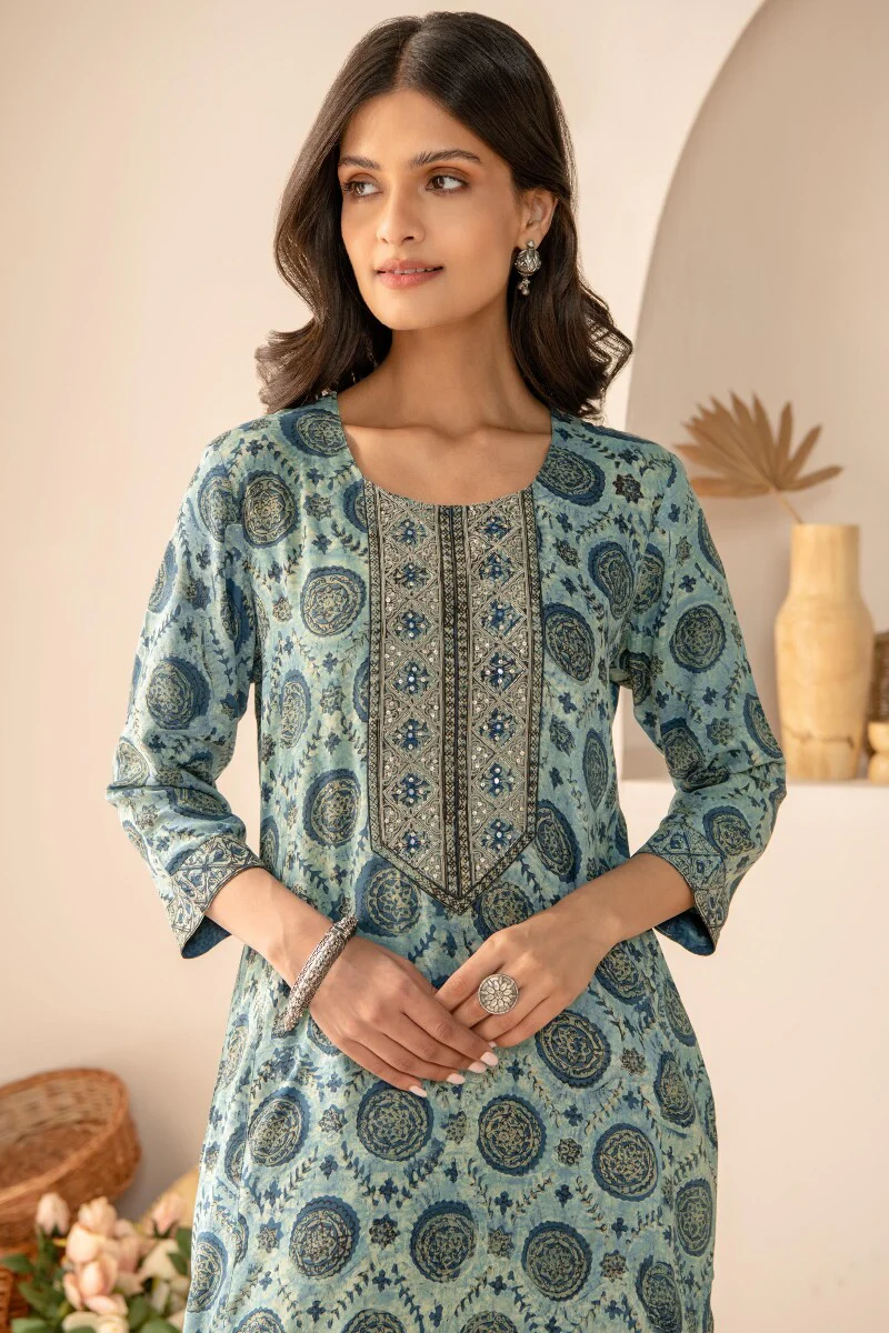 Sehra Zarina Akola Kurta - Image 6
