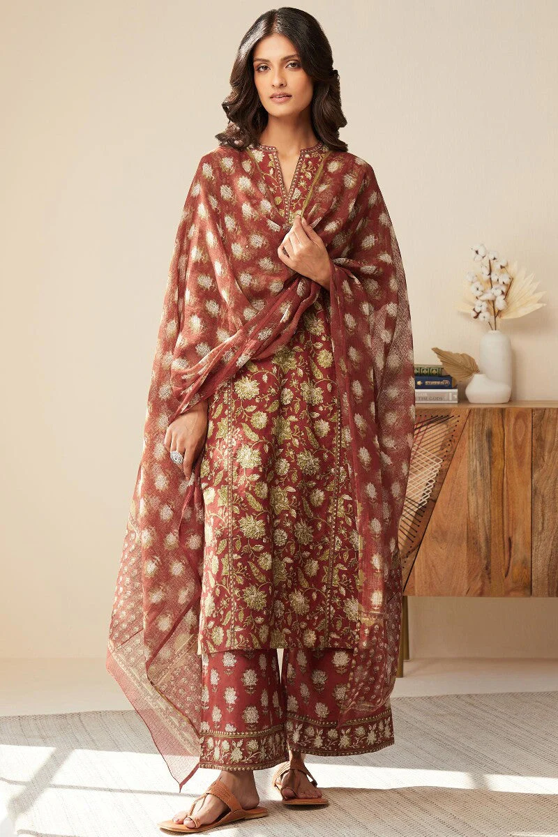 Sehra Zeenat Bagru Kurta - Image 4