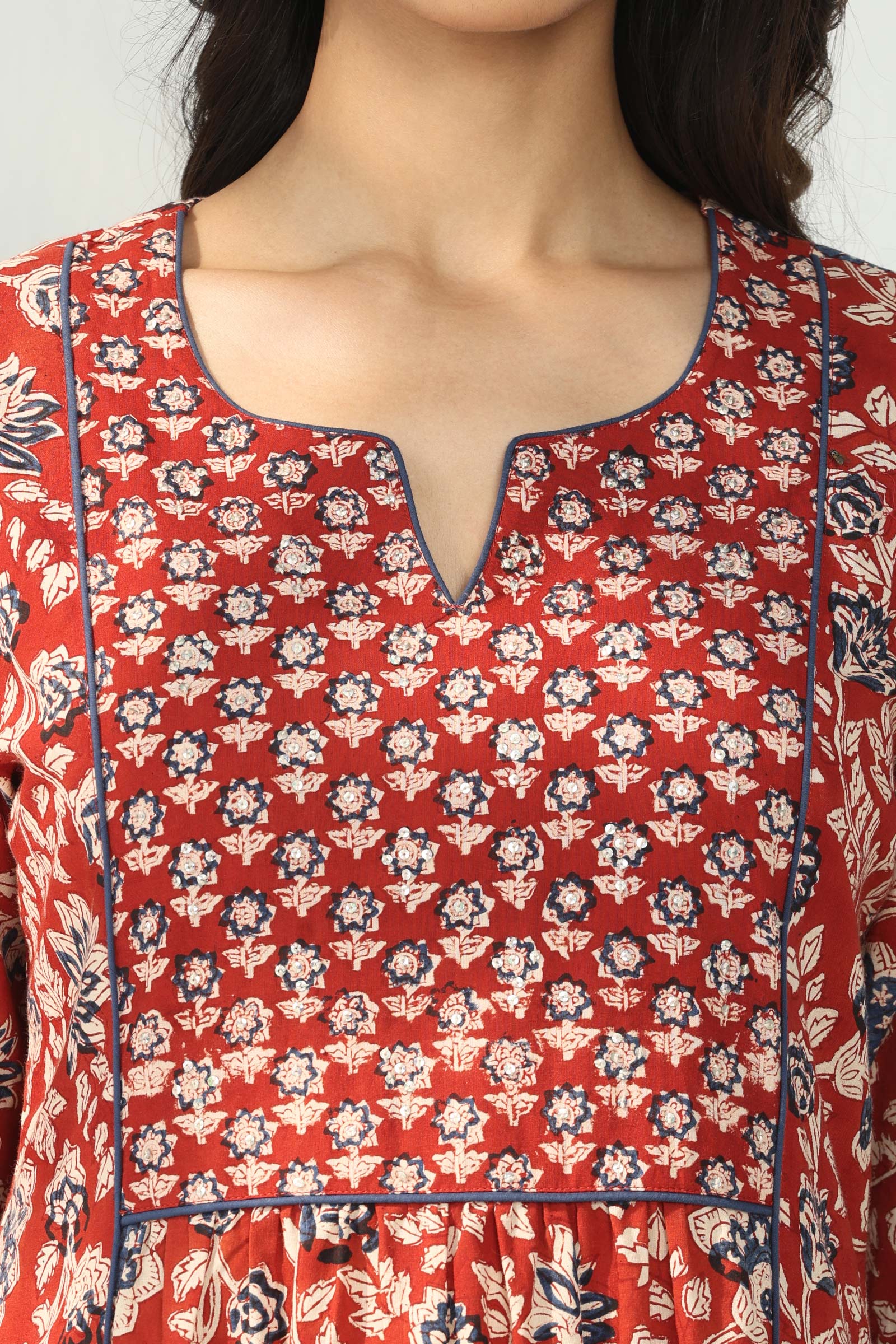 Sehra Ziah Bagru Kurta - Image 4