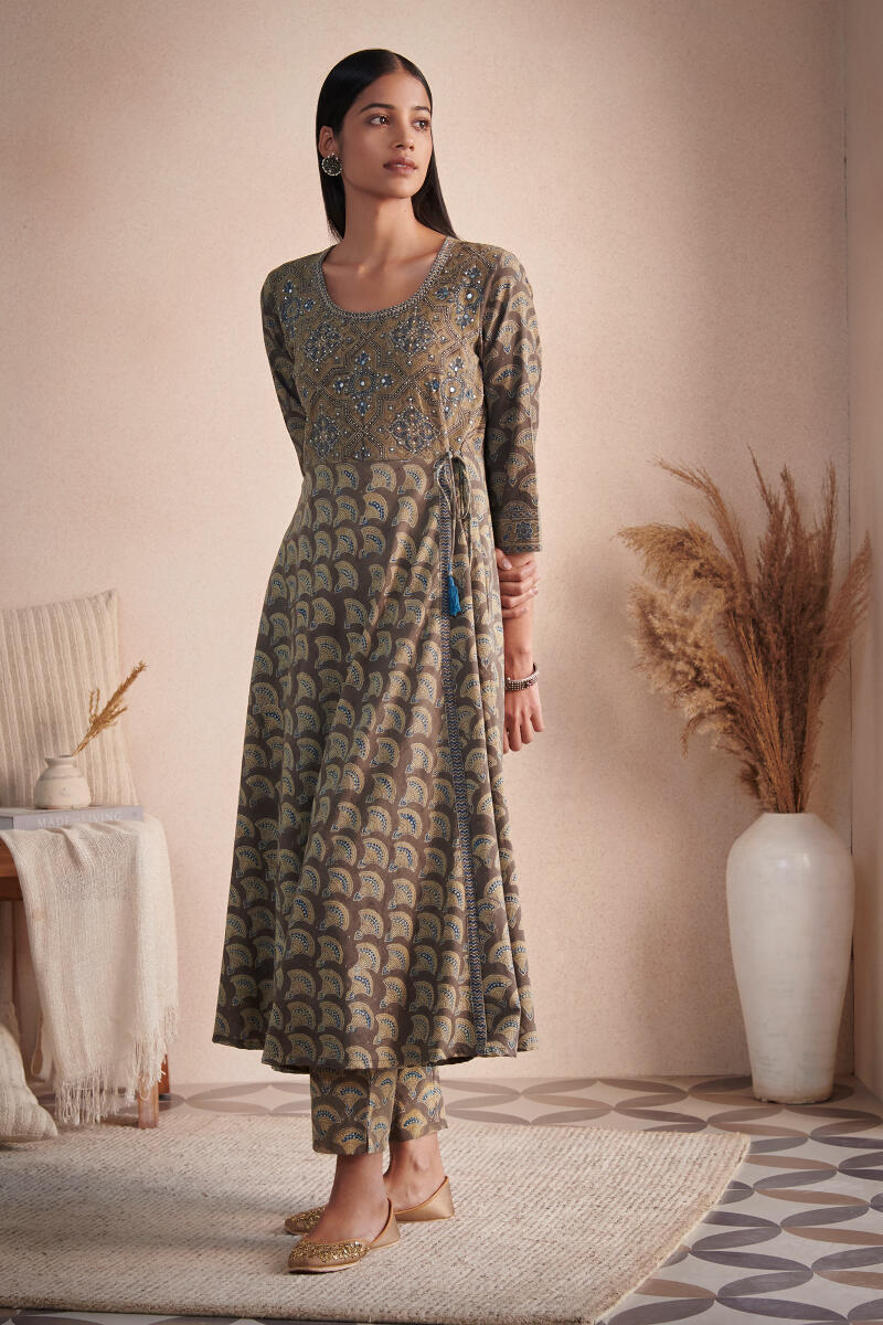 Sehra Zoya Ajrak Narrow Pants - Image 3