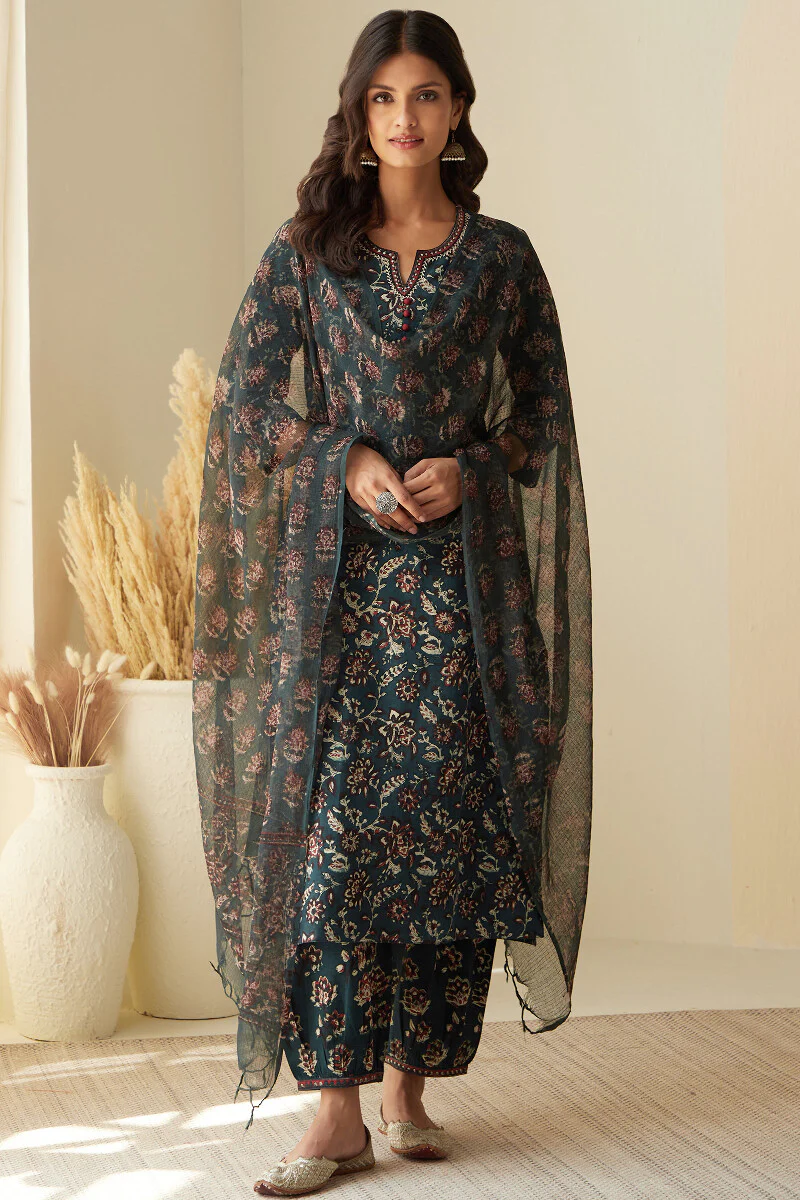 Sehra Zoya Bagru Dupatta - Image 3