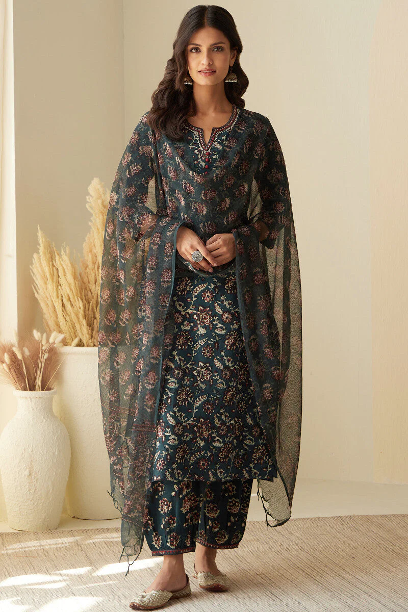 Sehra Zoya Bagru Dupatta - Image 3