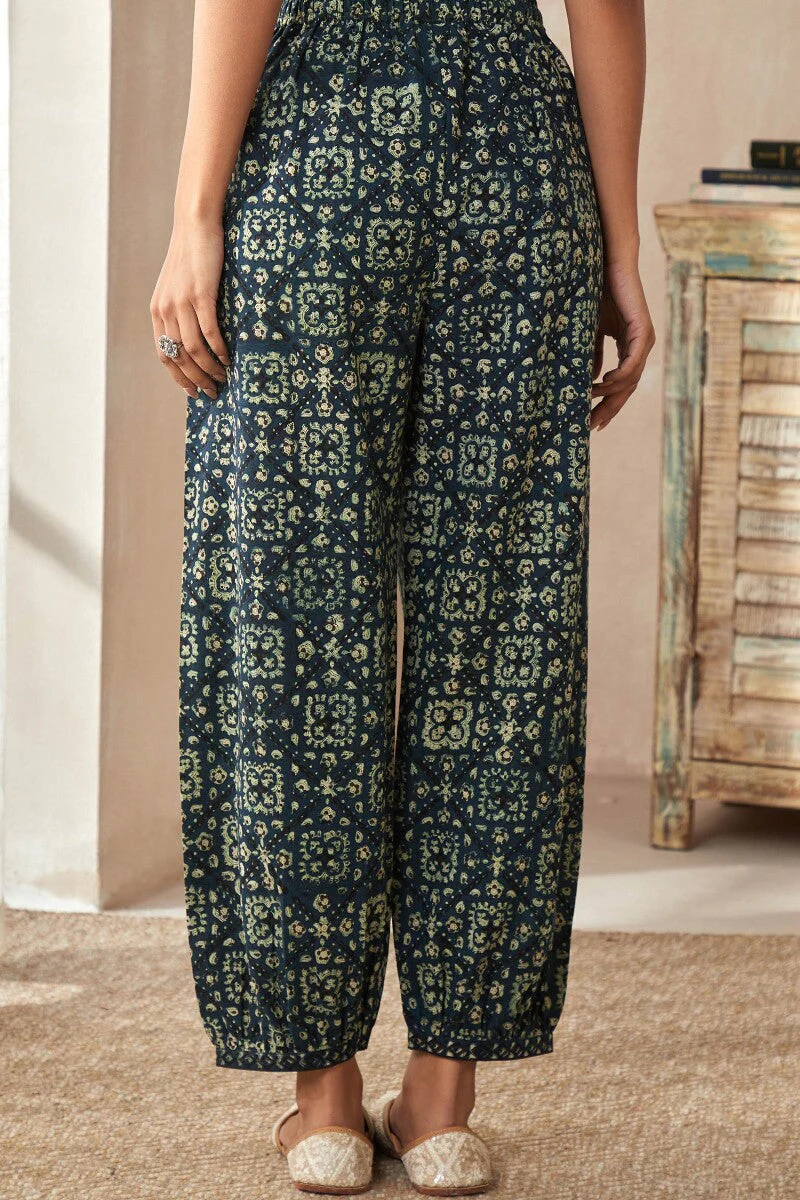 Sehra Zoya Bagru Izhaar Pants - Image 5