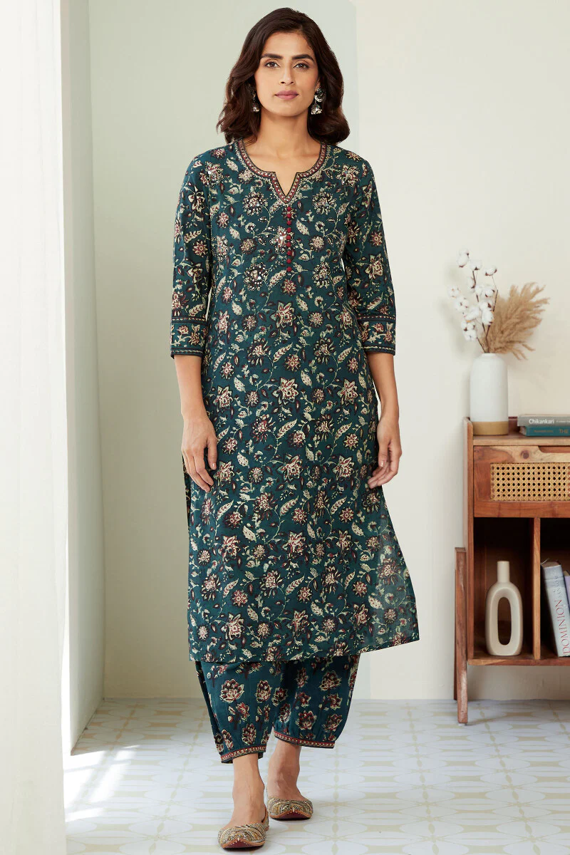 Sehra Zoya Bagru Kurta - Image 2