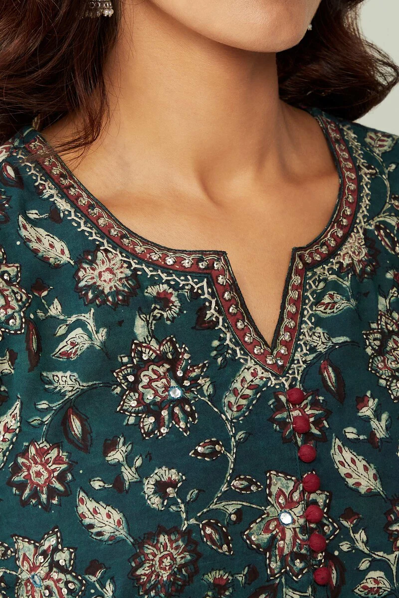 Sehra Zoya Bagru Kurta - Image 5