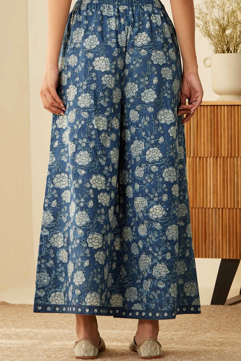 Sehra Zoya Indigo Palazzo - Image 5