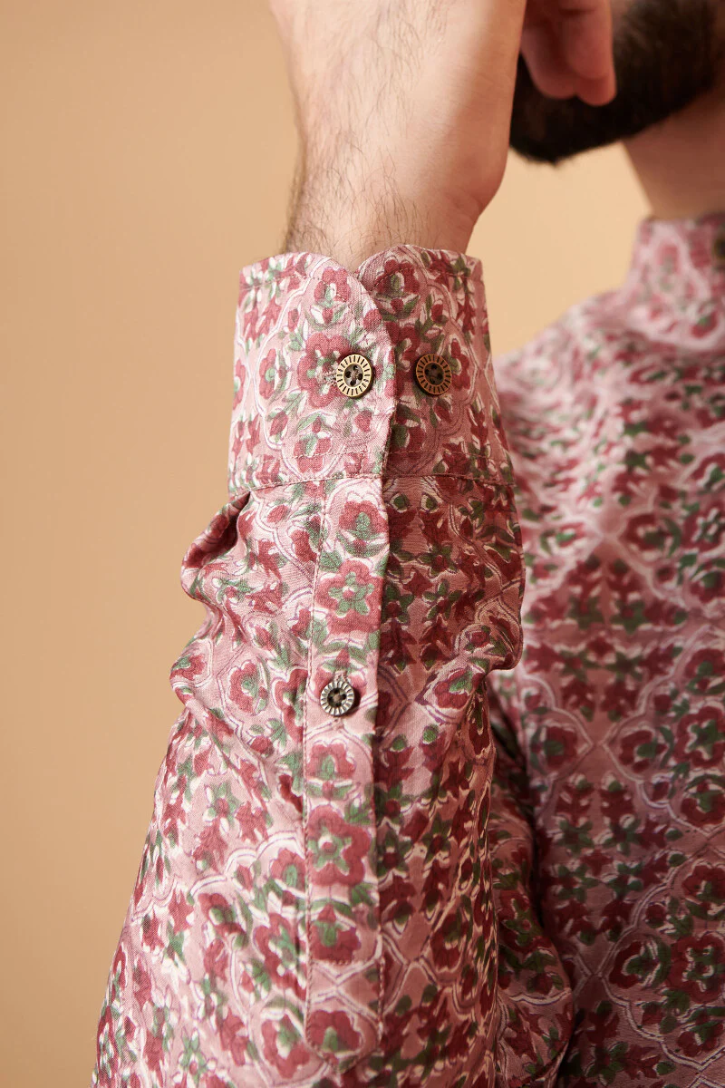 Shirin Aayan Sanganeri Chanderi Kurta - Image 4