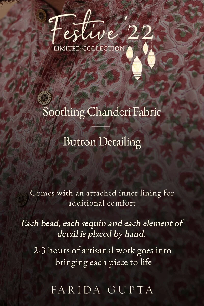 Shirin Aayan Sanganeri Chanderi Kurta - Image 7