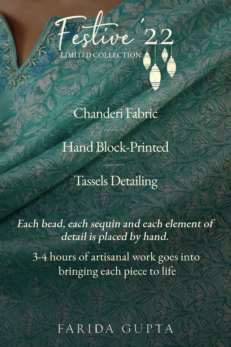Shirin Afsana Sanganeri Chanderi Dupatta - Image 9