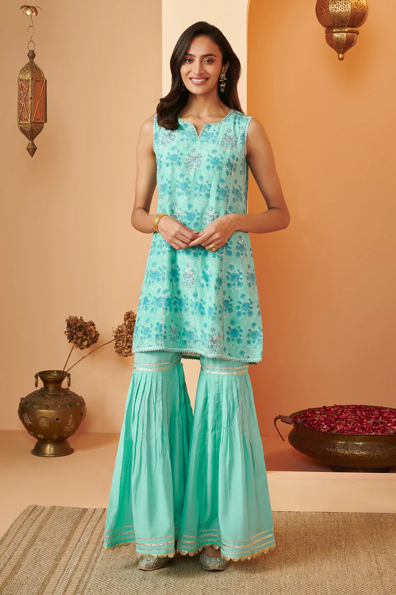 Shirin Afsana Sanganeri Modal Kurta - Image 2