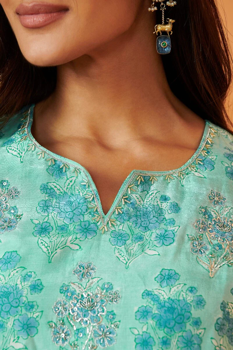 Shirin Afsana Sanganeri Modal Kurta - Image 3