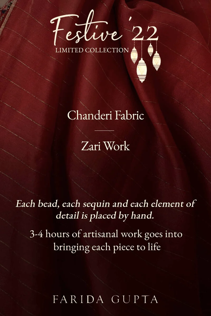Shirin Alizah Chanderi Dupatta - Image 6