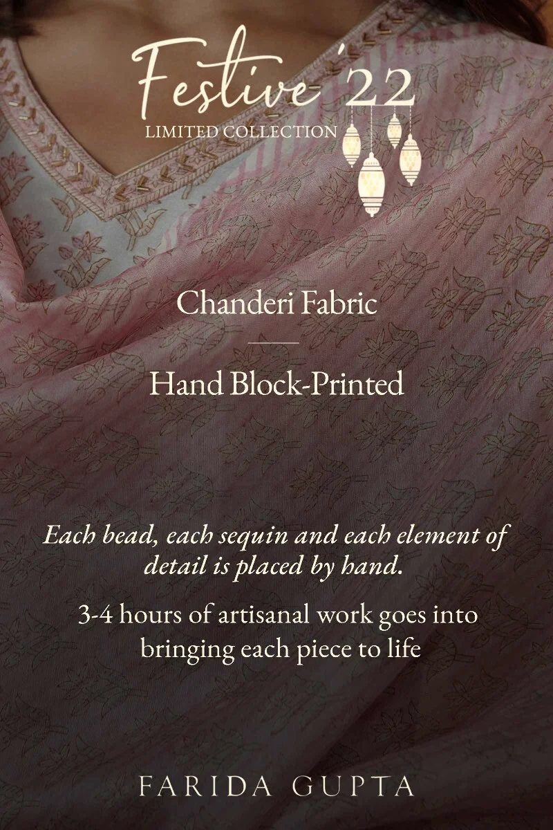 Shirin Asfara Sanganeri Chanderi Dupatta - Image 7