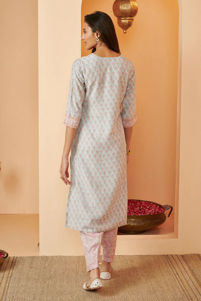Shirin Asfara Sanganeri Modal Kurta - Image 8