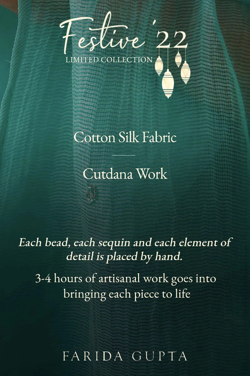 Shirin Farhat Cotton Silk Dupatta - Image 7