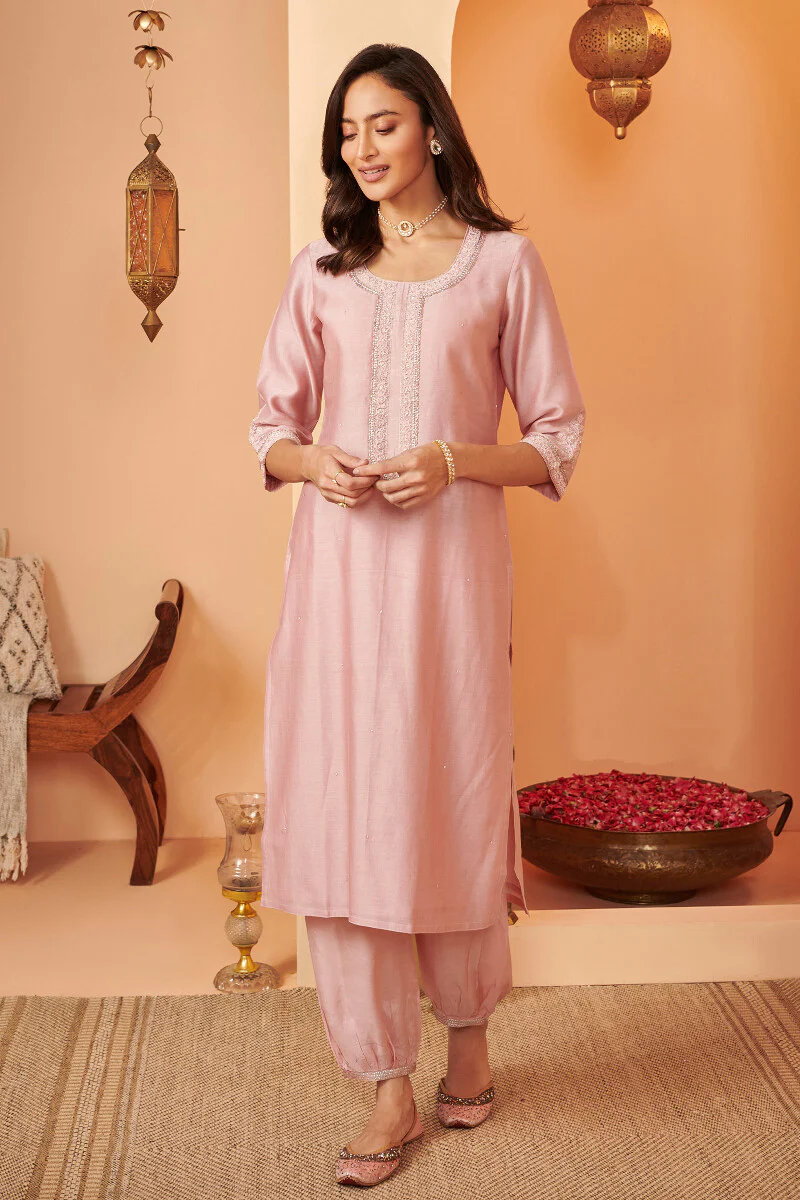 Shirin Farheen Chanderi Kurta - Image 2