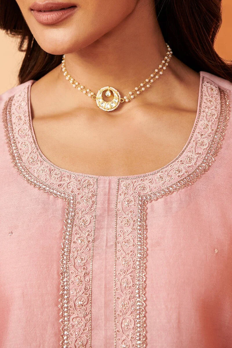 Shirin Farheen Chanderi Kurta - Image 3