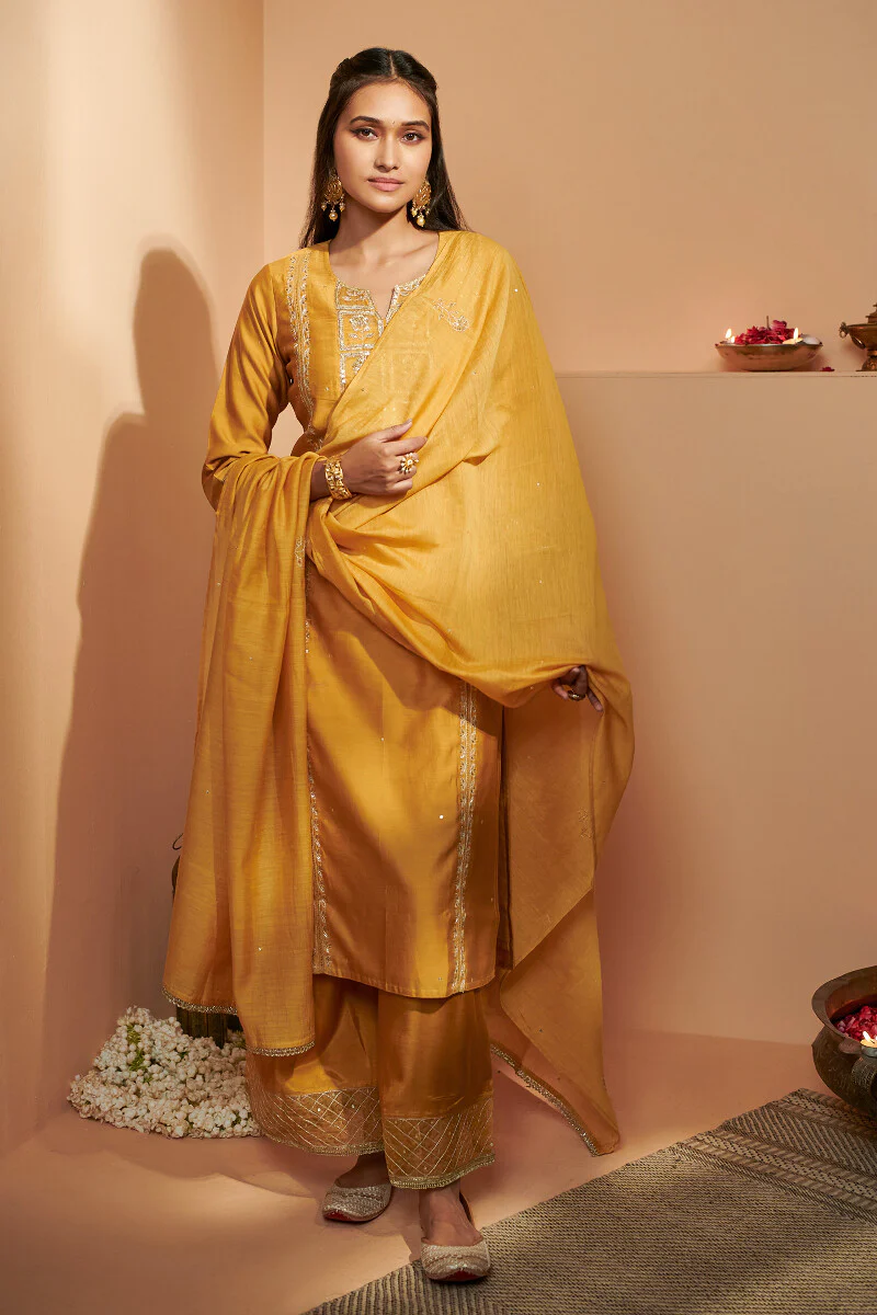 Shirin Farhin Chanderi Kurta - Image 4