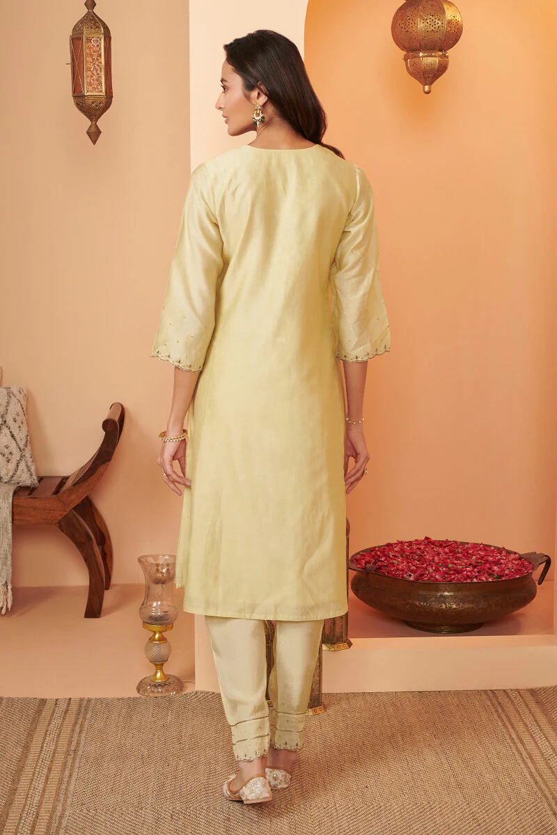 Shirin Jasmina Chanderi Kurta - Image 8