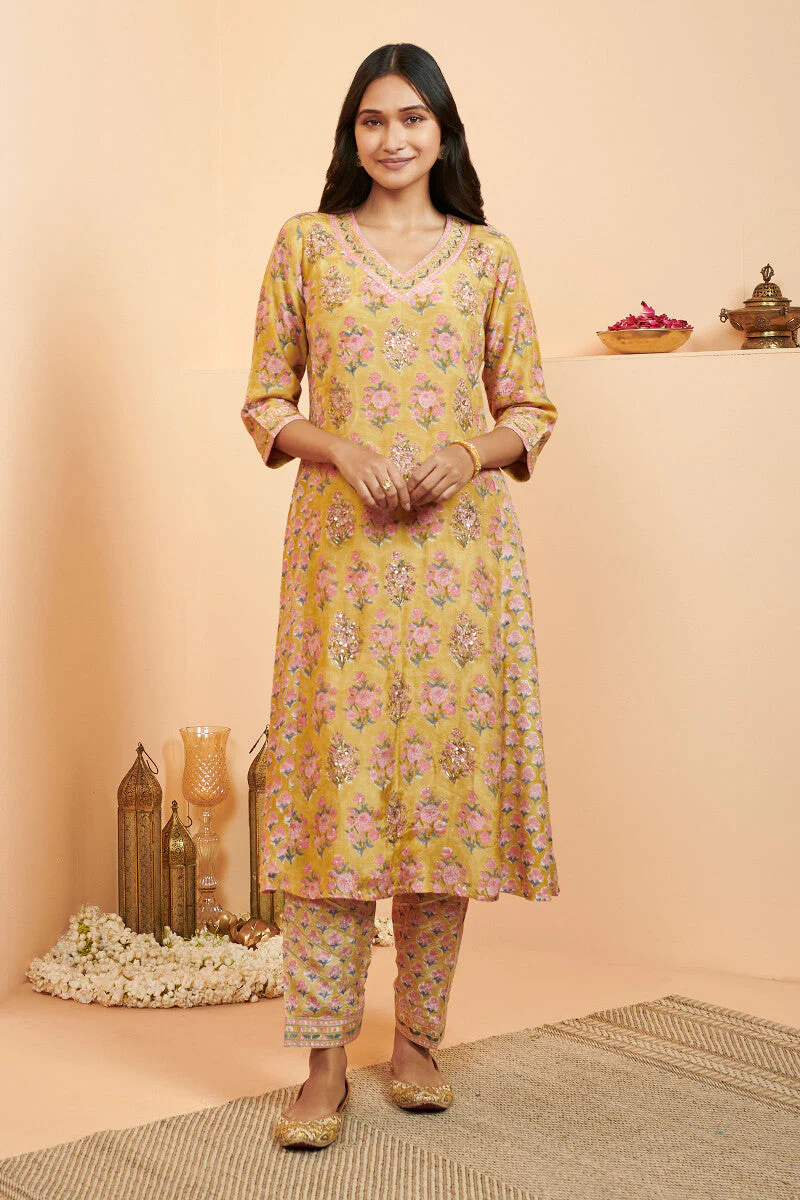 Shirin Kiara Sanganeri Modal Kurta - Image 2