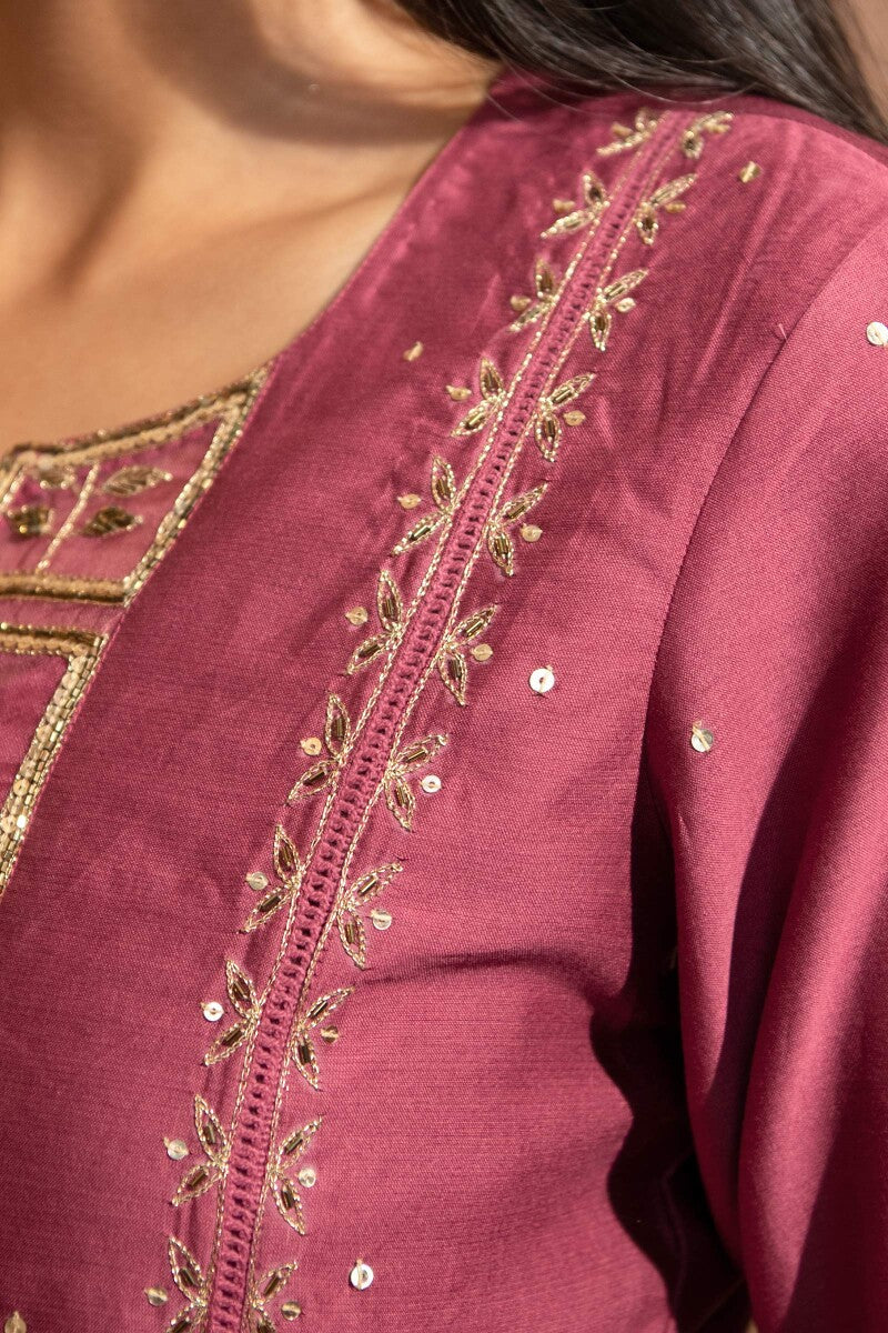 Shirin Maira Chanderi Kurta - Image 9