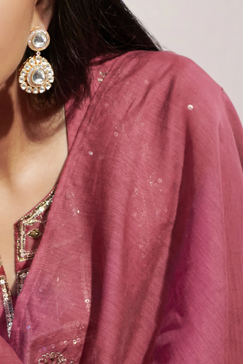 Shirin Maira Cotton Silk Dupatta - Image 2