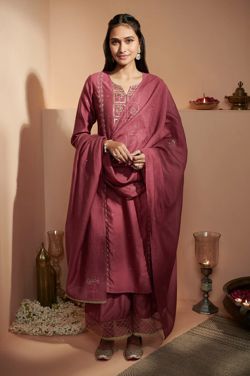 Shirin Maira Cotton Silk Dupatta - Image 3