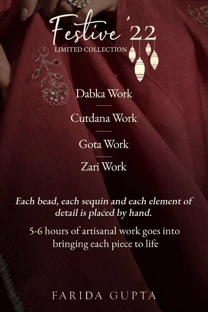 Shirin Maira Cotton Silk Dupatta - Image 7