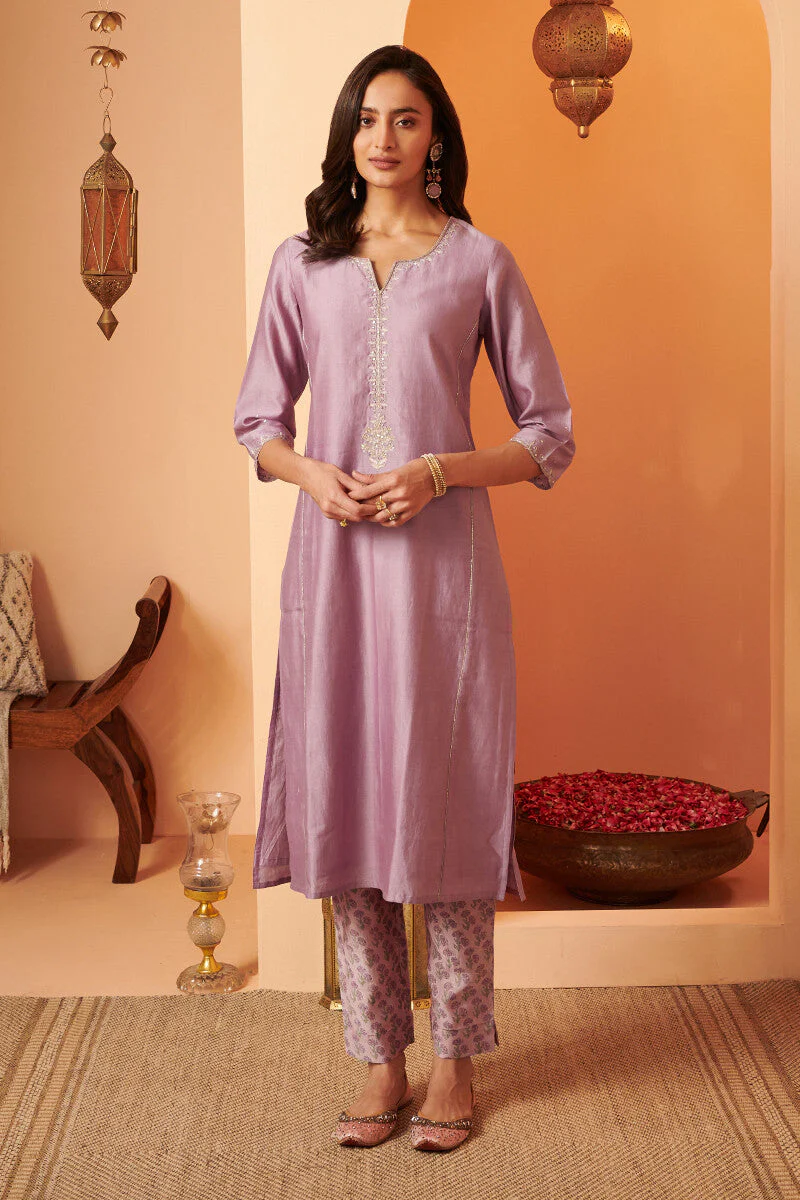 Shirin Mayra Chanderi Kurta - Image 2