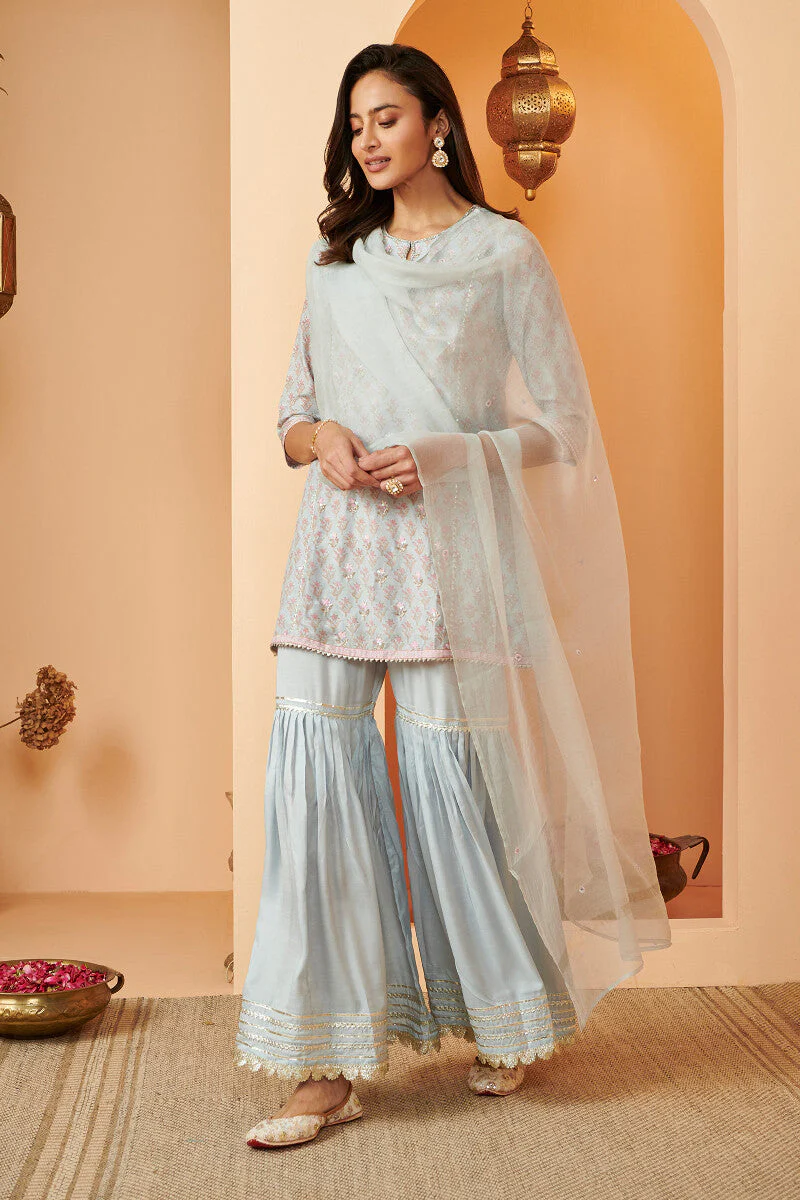 Shirin Mehnaaz Cotton Silk Dupatta - Image 3