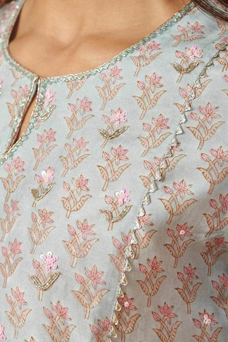Shirin Mehnaaz Sanganeri Modal Kurta - Image 6