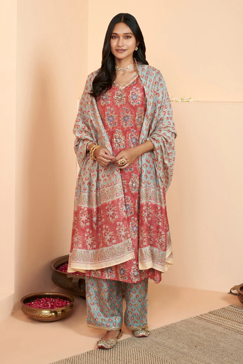Shirin Mehnaz Modal Sanganeri Kurta - Image 4