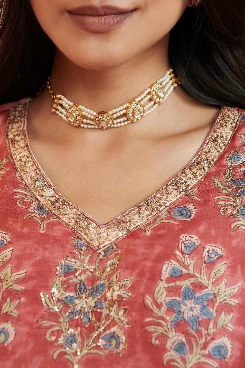 Shirin Mehnaz Modal Sanganeri Kurta - Image 3