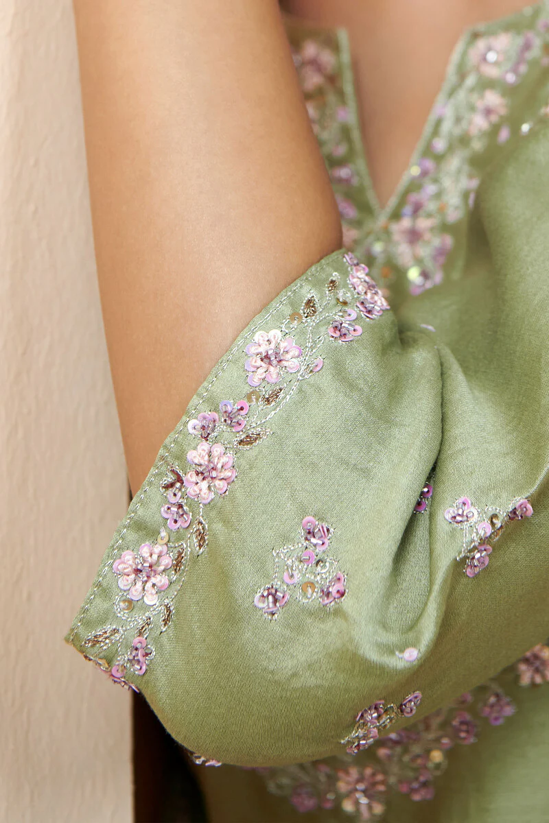 Shirin Mehreen Chanderi Kurta - Image 5